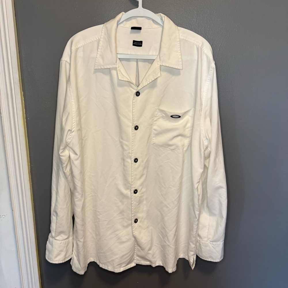 Oakley Men's White Dress Shirt